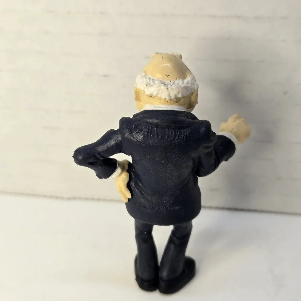 STATLER- RARE Mini PVC figure Muppet Show Schleich 1970s Jim Henson Muppets 1978